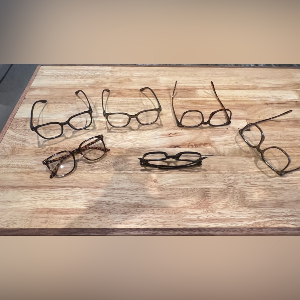 6 pair anti blue light glasses set